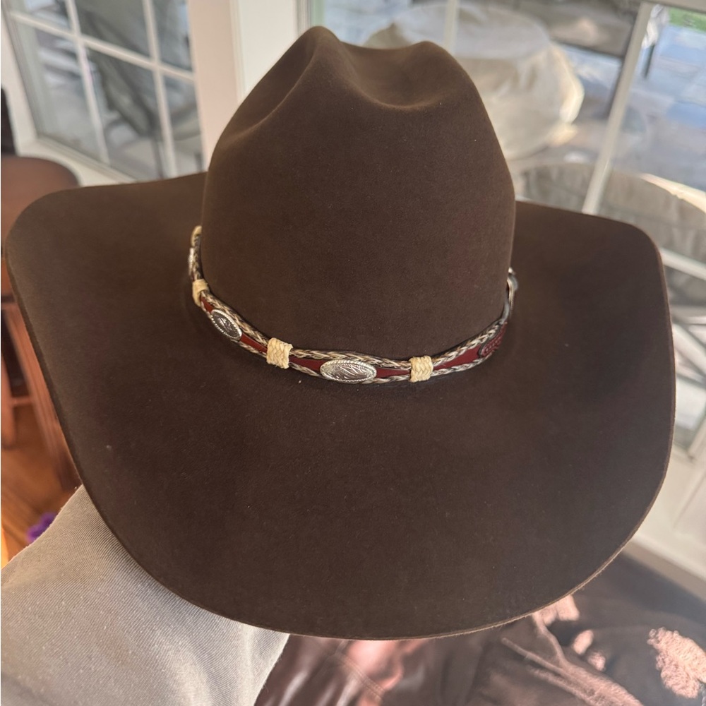 Men’s Chocolate Brown Felt Cowboy Hat 7 3/8ths